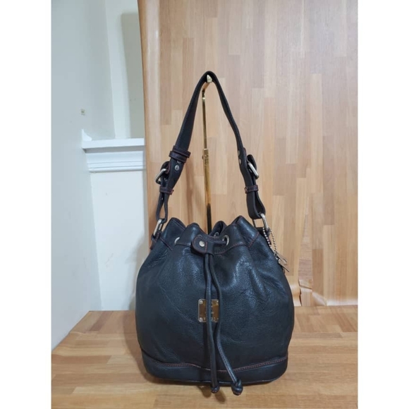 MCM Handbags - Authentic MCM Vintage Drawstring Bucket Bag